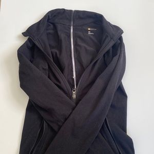 Zella Zip-Up Black Jacket